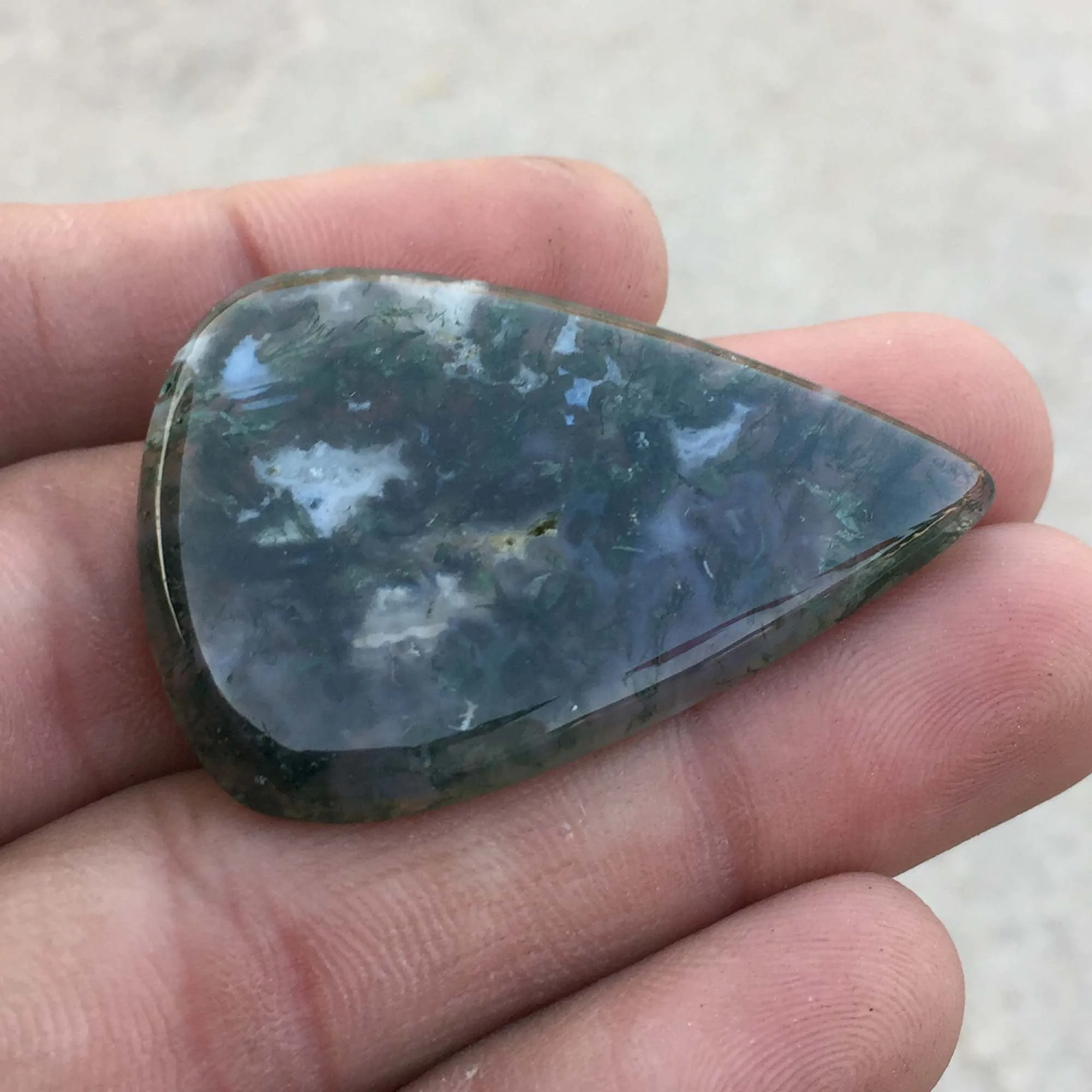 
Moss Agate Gemstone Handmade Making All Shape & Size Cabochon Wire Wrapping Jewelry Making Stone 