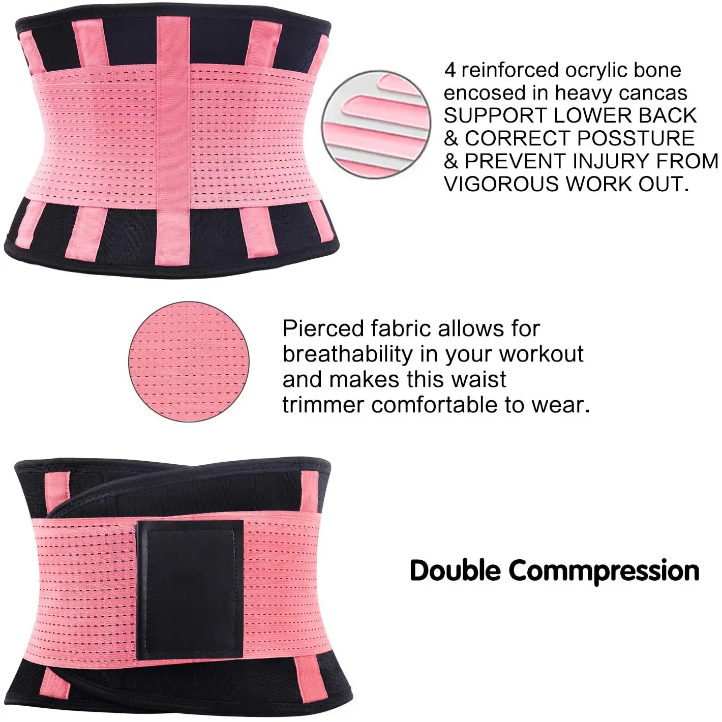 Comfortable Sticky Strip Women and Men Waist Trimmer Belt Waist Shaping Support Belt Slimming Shaping Waist Wrap Band