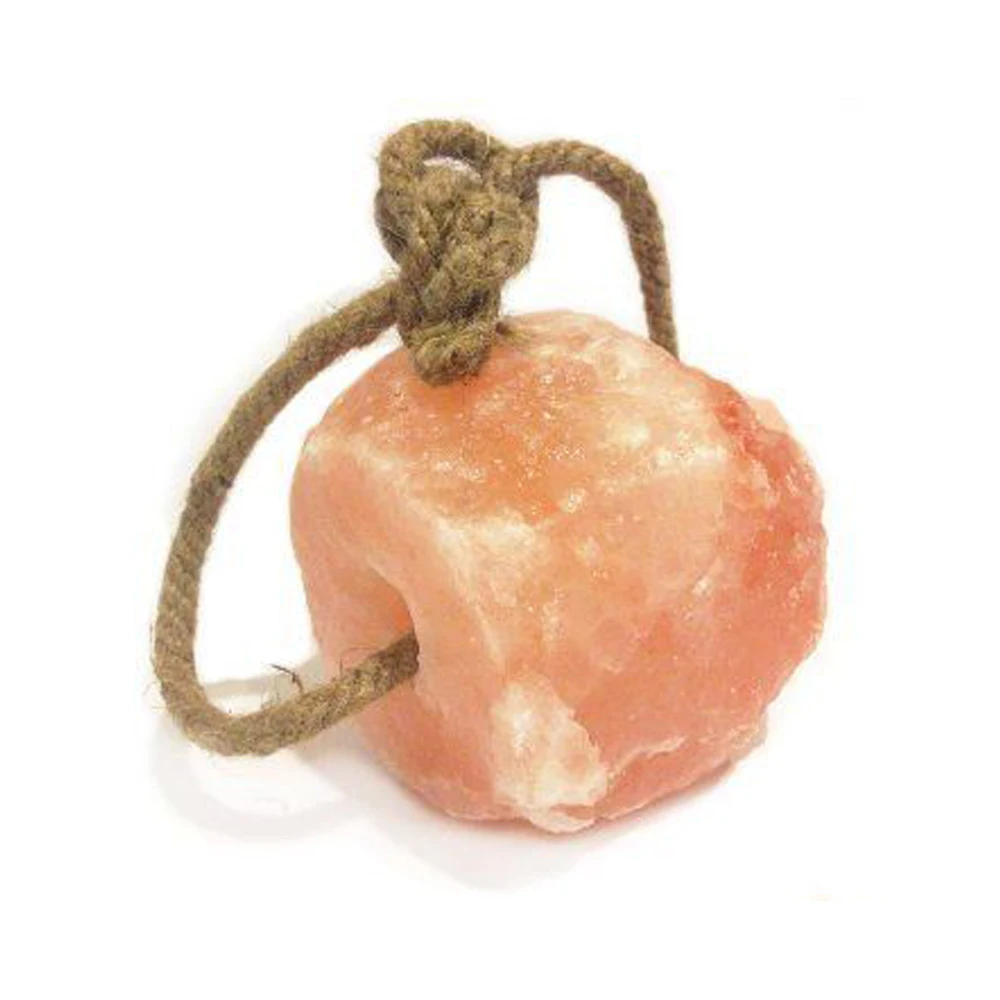 Лижущая Розовая Соль для животных, лошадь, корова, чистый натуральный для скота, круглая форма с веревкой