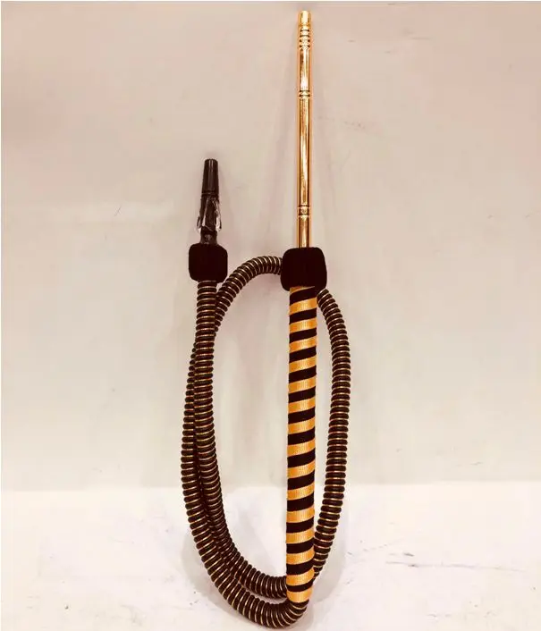 Hookah accessories Flexible Washable Hose Luxury Shisha long stainless steel  sheesha mouth tip