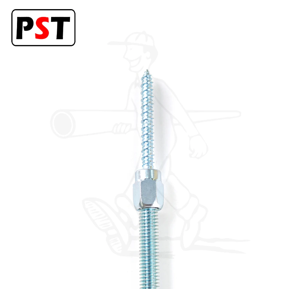 Винт Sammy Style из прямой древесины вертикальный якорь 3/8 дюйма резьба 1/4