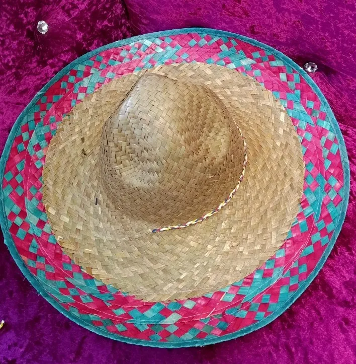 
Wholesale mexican straw hat summer outdoor sun beach straw hats 