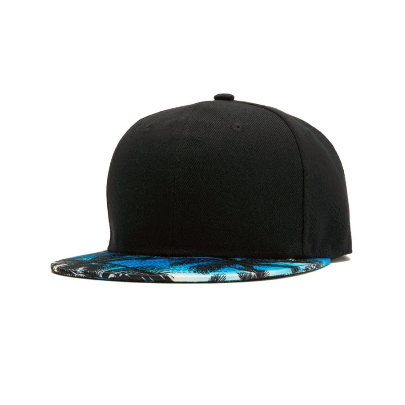 3D Printing Snap back Flat Brim Hat Street Dance Hip Printing Flat Bill Hawaiian Hats Design Your Own Snapback Cap/Hat