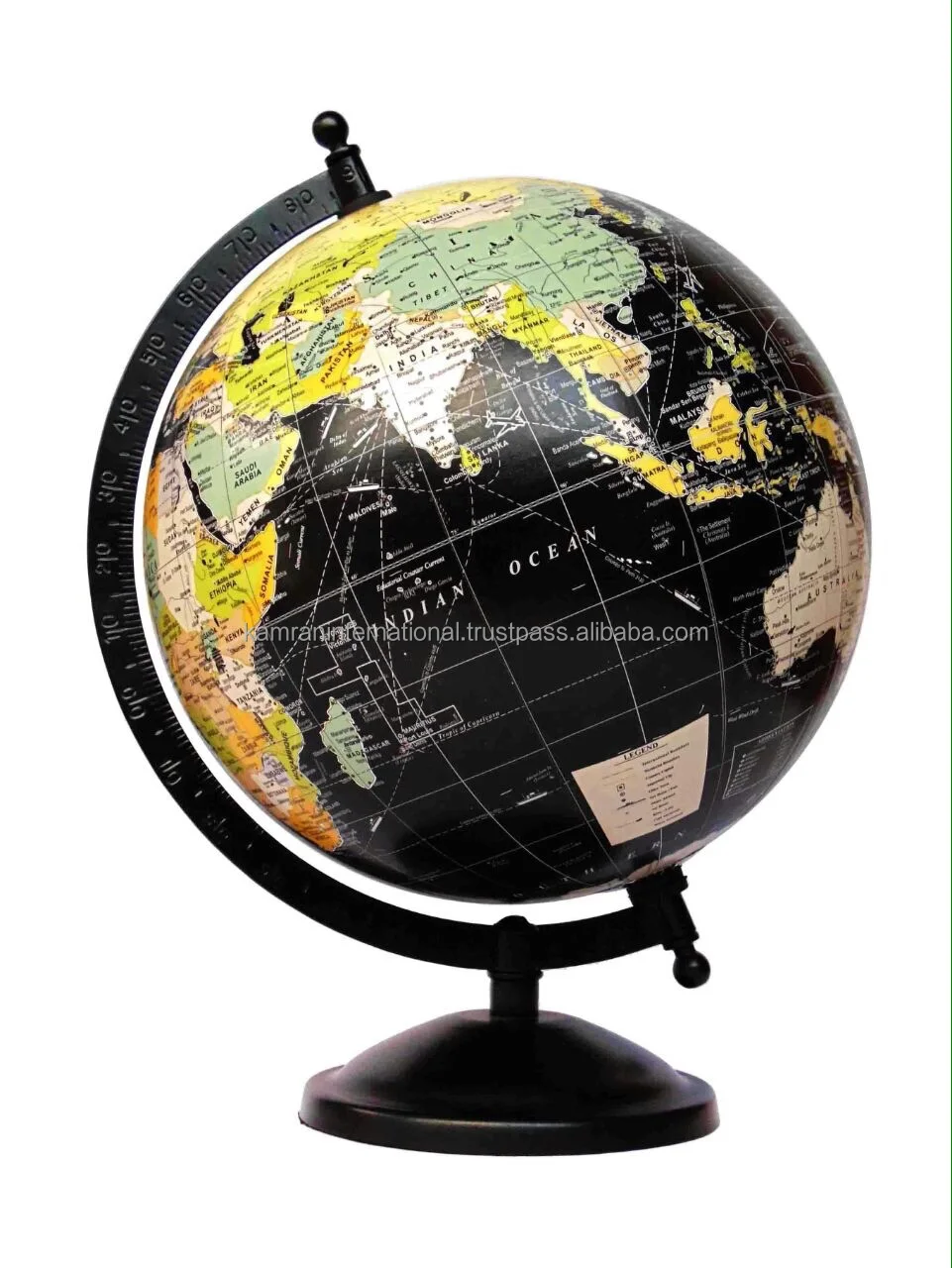 Educational Globe with metal base Rotating World Globe Unique Design