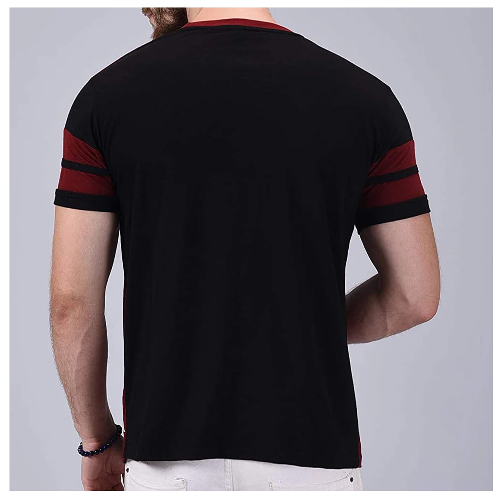 
100% Cotton Men T Shirt Solid Custom Logo Printing Clothing Black Color Wholesale tie dye sublimation t shirt 