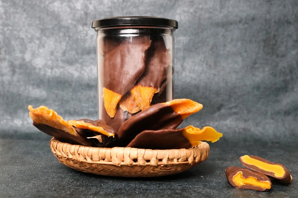  Новый продукт шоколадный вьетнамский сухой банан с молочным шоколадом 5 лет опыта на рынке