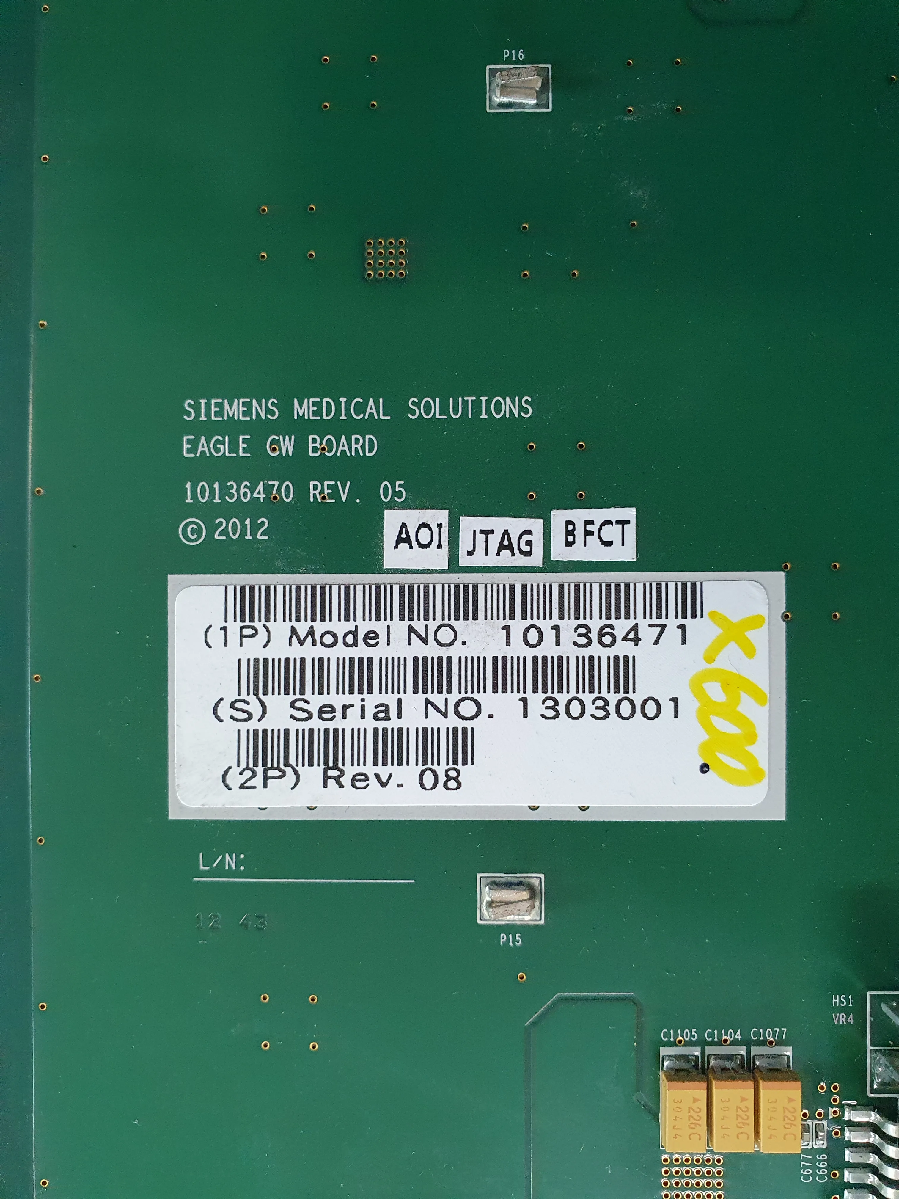 Плата Siemens Acuson ultrasound_x600 _ CW