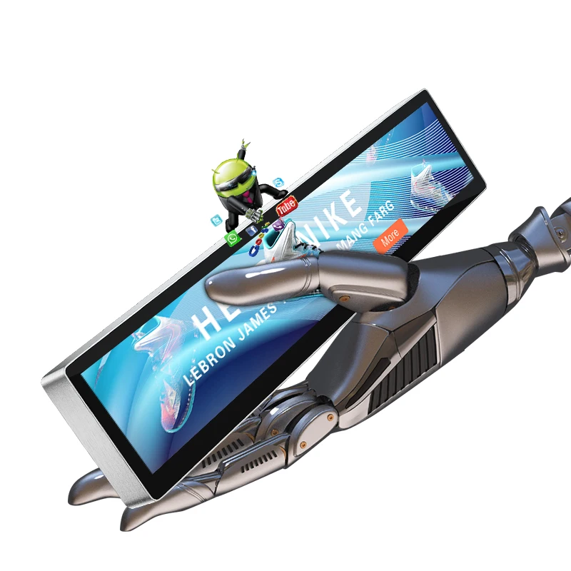 Bar display Android system commercial OEM LCD bar display with high brightness for bus shopping mall and markets