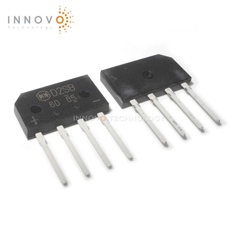 D2SB60 D2G D2SB LN2SB60 D2SB60-7000 80A 2A 600V diodes Bridge Rectifier Single Phase SIP-4 New original