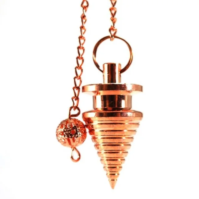 
Big Twisted Copper Pendulums : Metal And Brass Pendulums For Sale - Chakra Pendulums Buy From Orgone Export 
