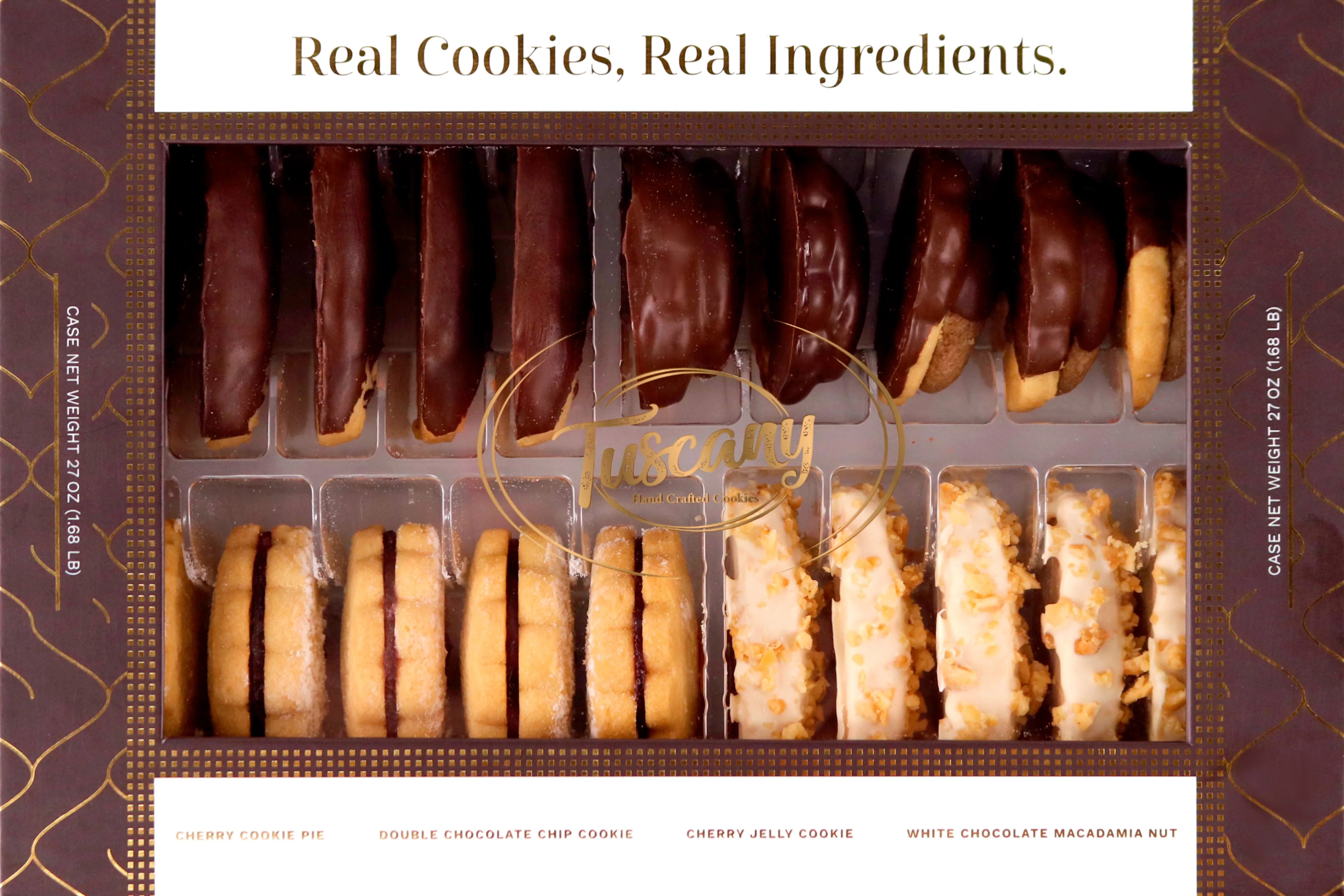 Tuscany Hand Crafted Cookies High Quality & New Design Deluxe Luxury Cute Cookies Packaging Box Made in USA