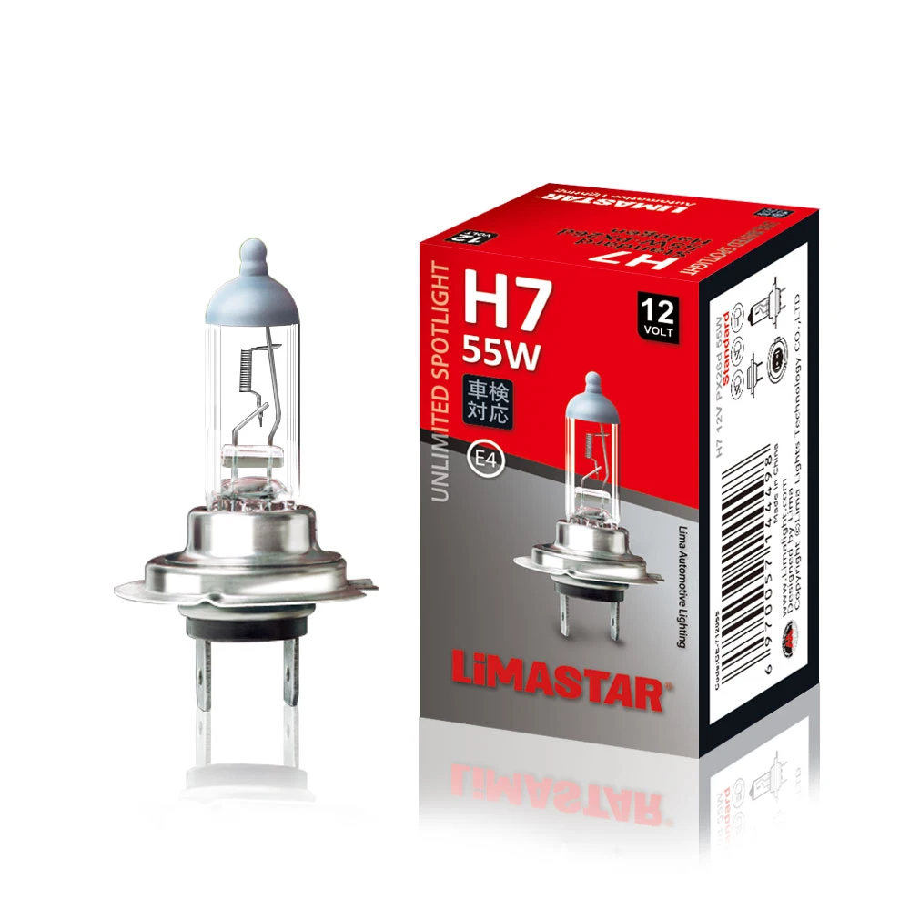  Limastar H7 12V 55W PX26d автомобильная лампа E-mark автомобильные
