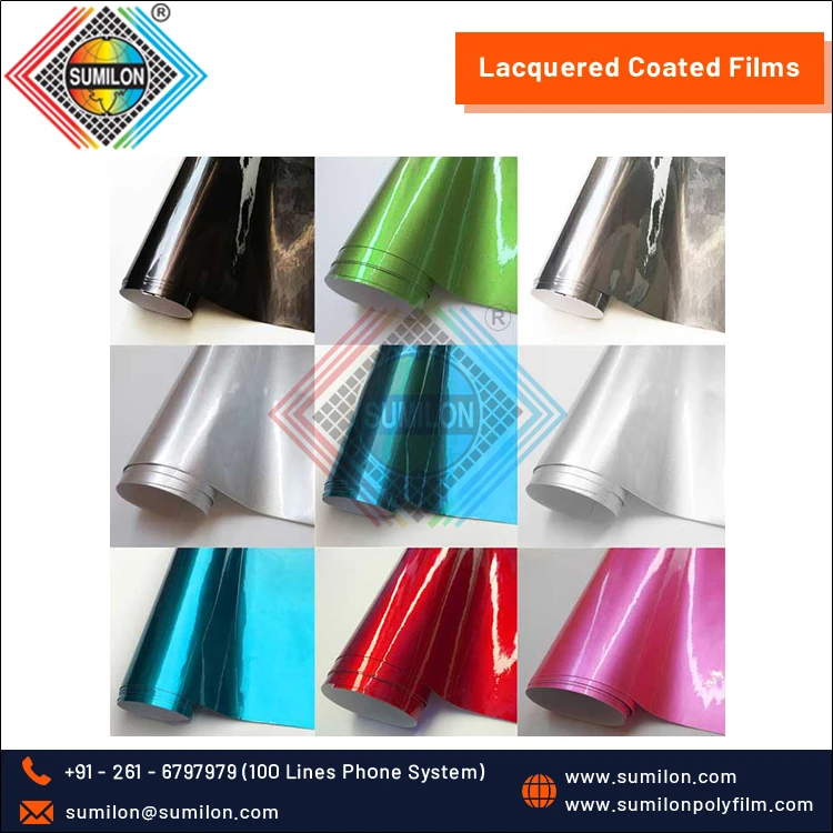 Мягкие полиэфирные пленки с лакированной пленкой индийского Производителя привлекательная упаковка литье