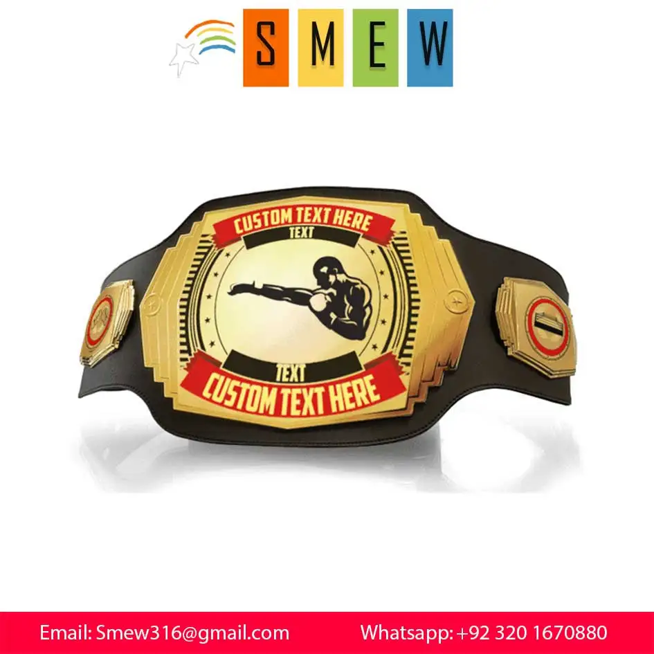 Сублимированная кожа Объединенный дзюдо ремень для чемпионата по боксу