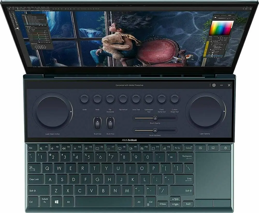 New SealedORIGINAL ZenBook Pro Duo UX581 Laptop 15.6 4K UHD NanoEdge Touch Display Intl Core i9-10980HK 32GB RAM 1TB SSD