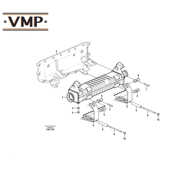 VOE21480646 - Egr Cooler for A40F, A40F FS Articulated Haulers - ORG