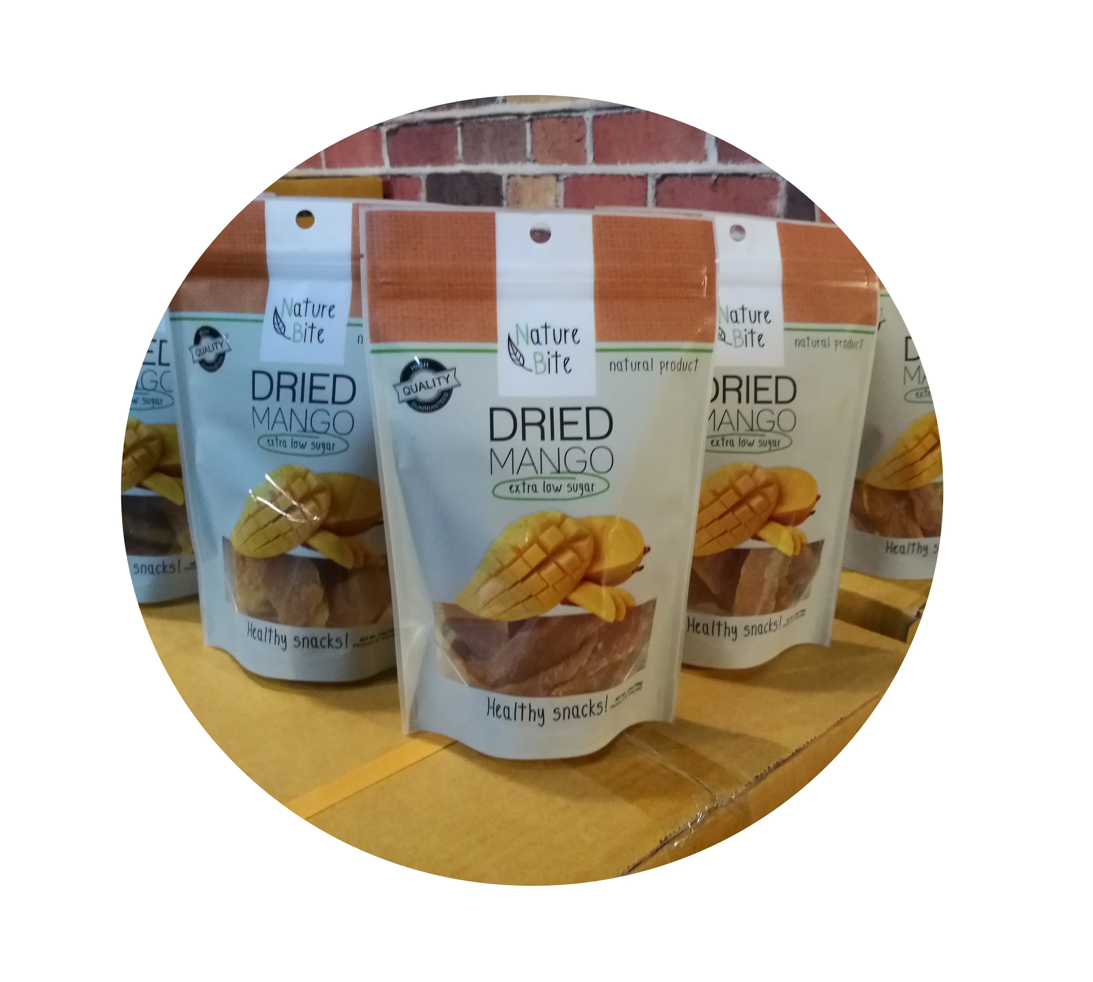 Dried mango low sugar 100g. Product of Thailand