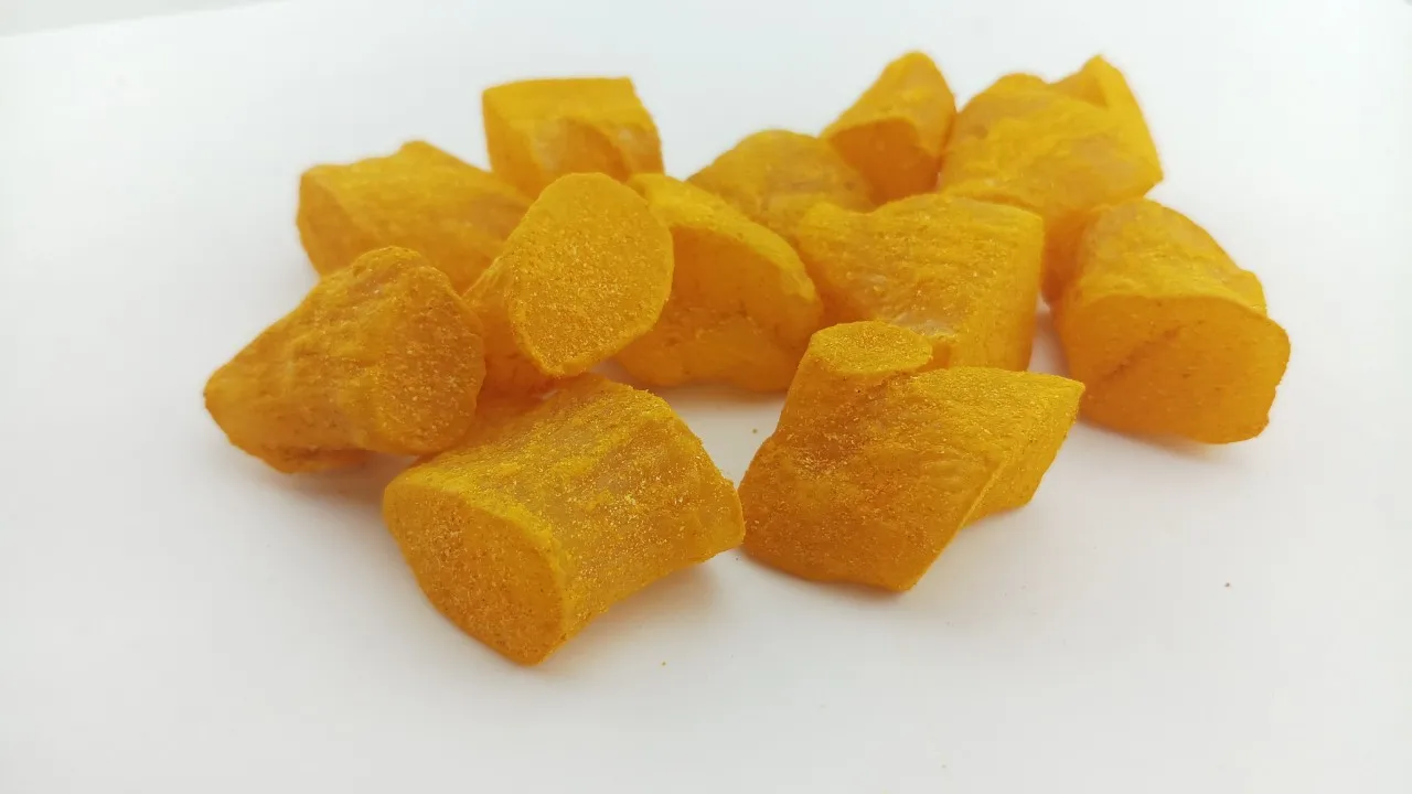 Dried Fruit Ginger chunk with turmeric Best Product OEM FOB Factory Cheap Price Good Quality