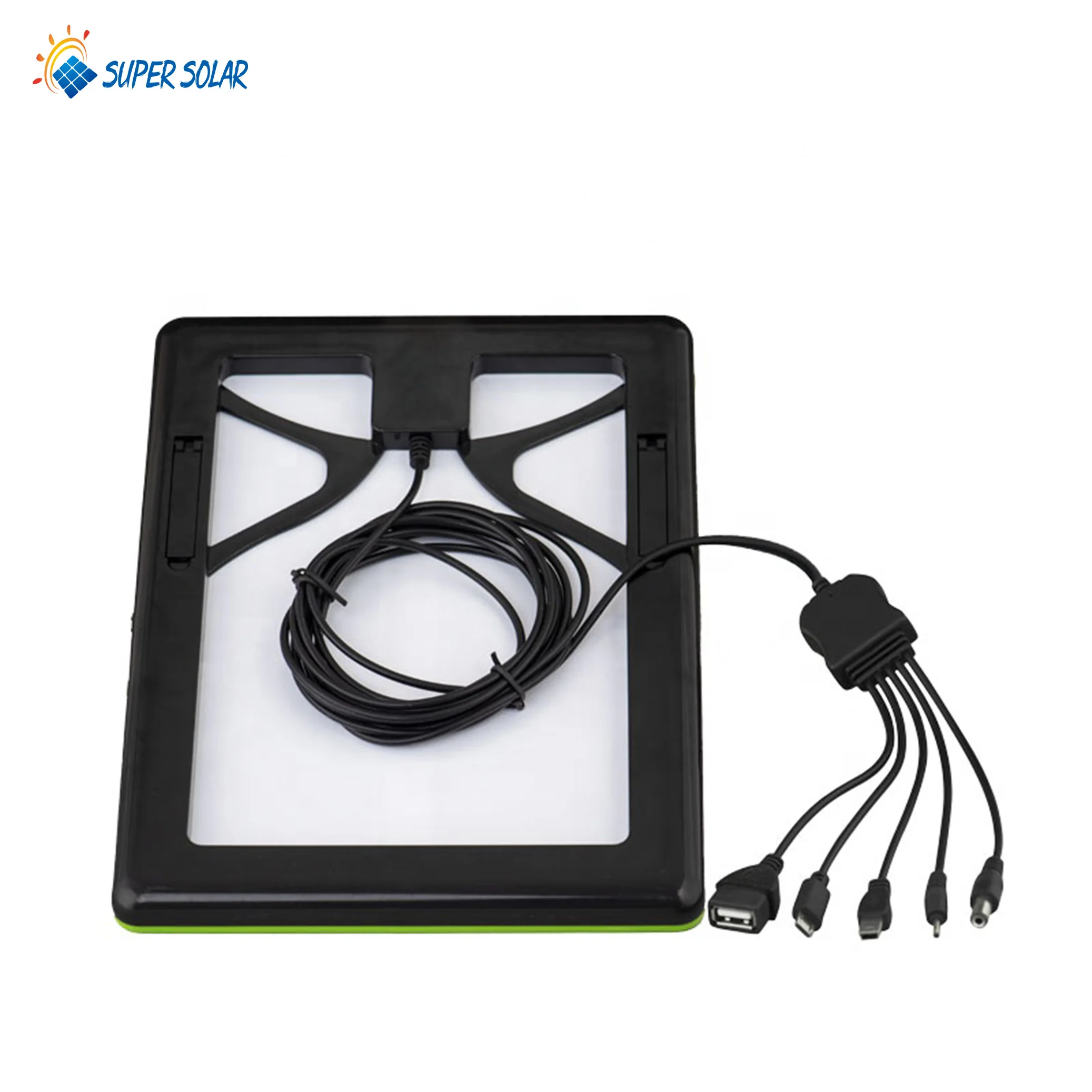Суперсолнечный портативный мобильный телефон с зарядным устройством 18 ячеек 5 Вт небольшая солнечная панель