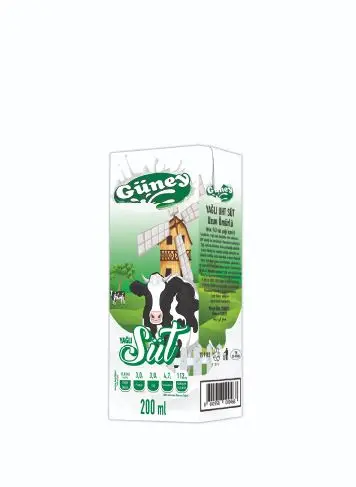 WHOLESALE UHT Milk 200 ML 1000 ML Semi-Skimmed UHT Milk %3 FAT %1,5 FAT TURKISH MANUFACTURER