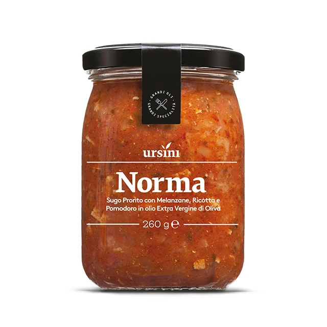Итальянский соус Norma с томатом, баклажанами и сыром ricotta