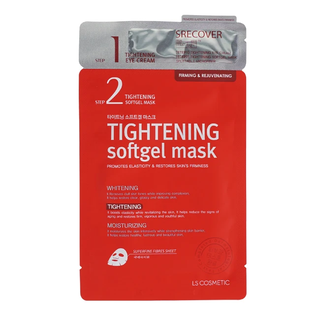 
Korea manufactured premium sheet mask srecover 1 step tightening facial mask soft gel mask 