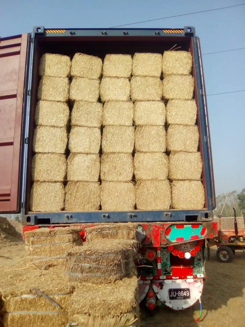 Желтая Пшеничная солома сеновые тюки/Пшеничная пресс-тюки корм для животных
