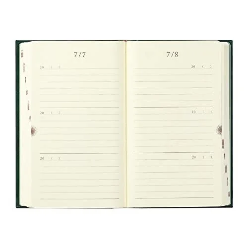 FOR MIDORI STA-1289 3/5 Years Continuous Use Door Series Recycled Leather Diary Notebook Notepad Life Record