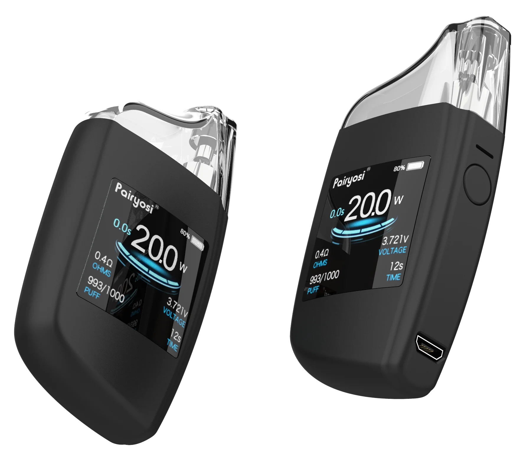 2021 пользовательский HD светодиодный экран vape mod перезаряжаемая система