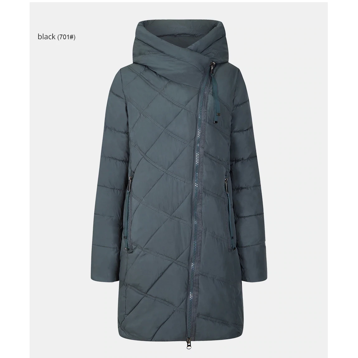 Women Jacket Pink Zipper Slim Winter Clothes Top Fashion Hooded Bio Coat Female Warm Parkas Long Puffer Jacket