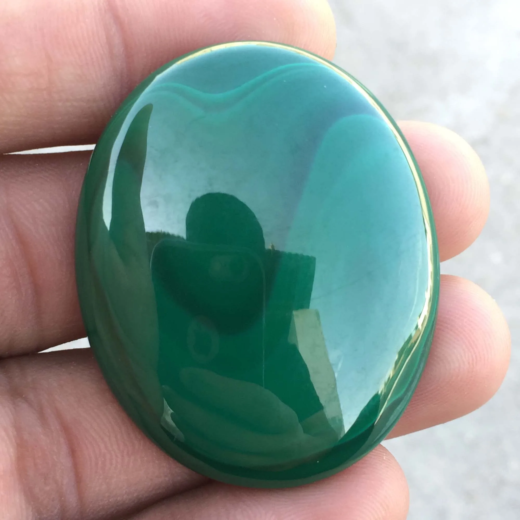 
Malachite Cabochon Semi-Precious Jewelry Making Stone High Quality Hand Polish Malachite Gemstone 