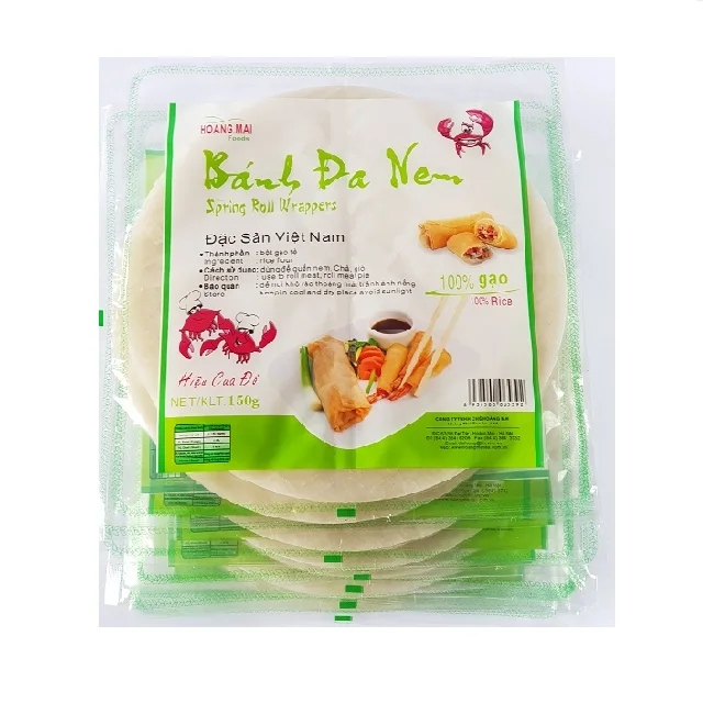 Edible Rice Paper Salad Spring Roll Skin Wrapper/fresh foods packing edible rice paper