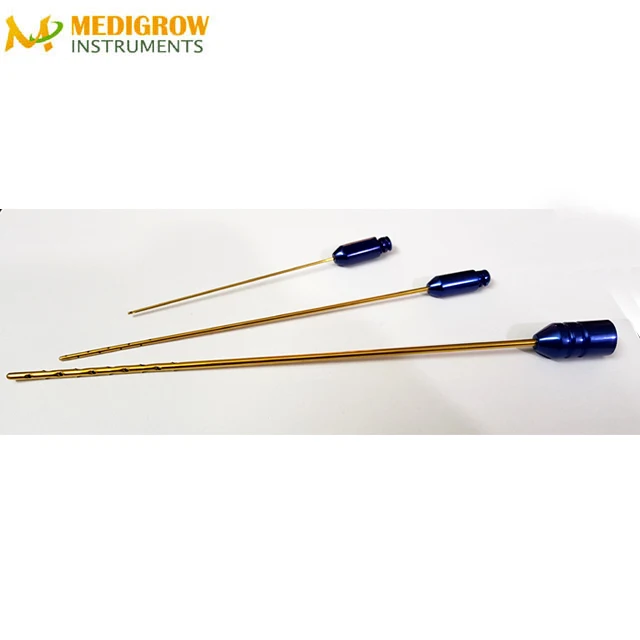 Super Luer Lock Cannulas Gold Tip / Stainless Steel