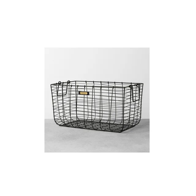 Круглая металлическая корзина из проволочной сетки корзины для хранения ручной работы декоративная большая белья