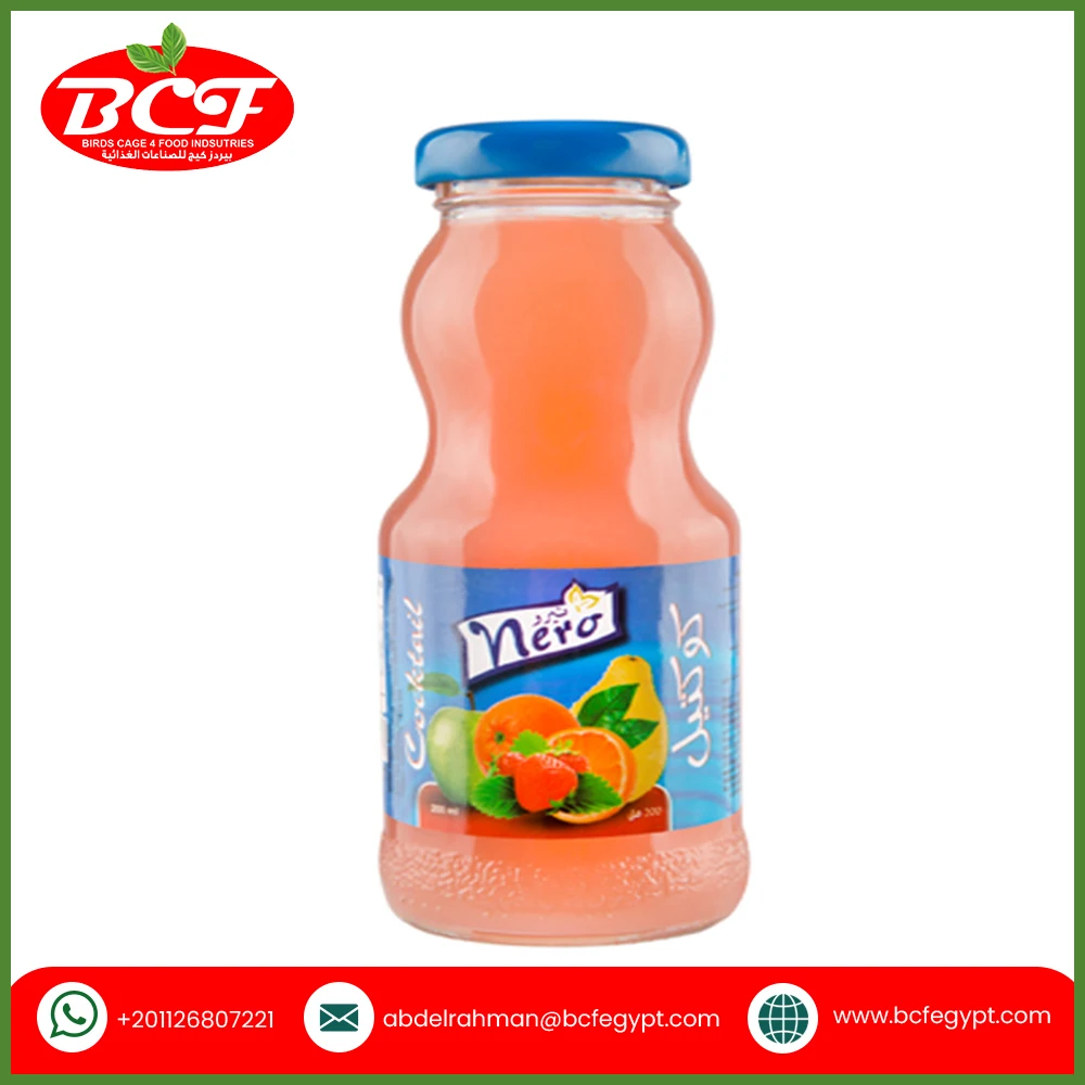 Global Bulk Supply Pure Cocktail Juice Nectar (Nero) 200 ML Fruit and Vegetable Juice