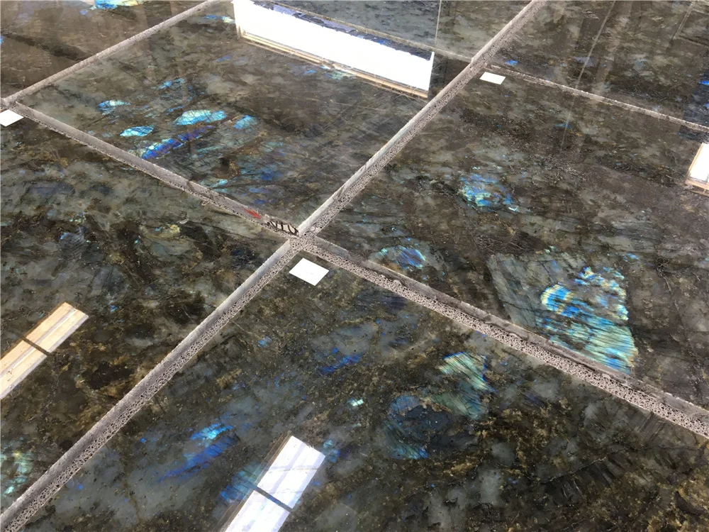 Excellent Quality  Natural Blue Stone Lemurian Blue Labradorite Blue Granite For Wall Floor Tiles