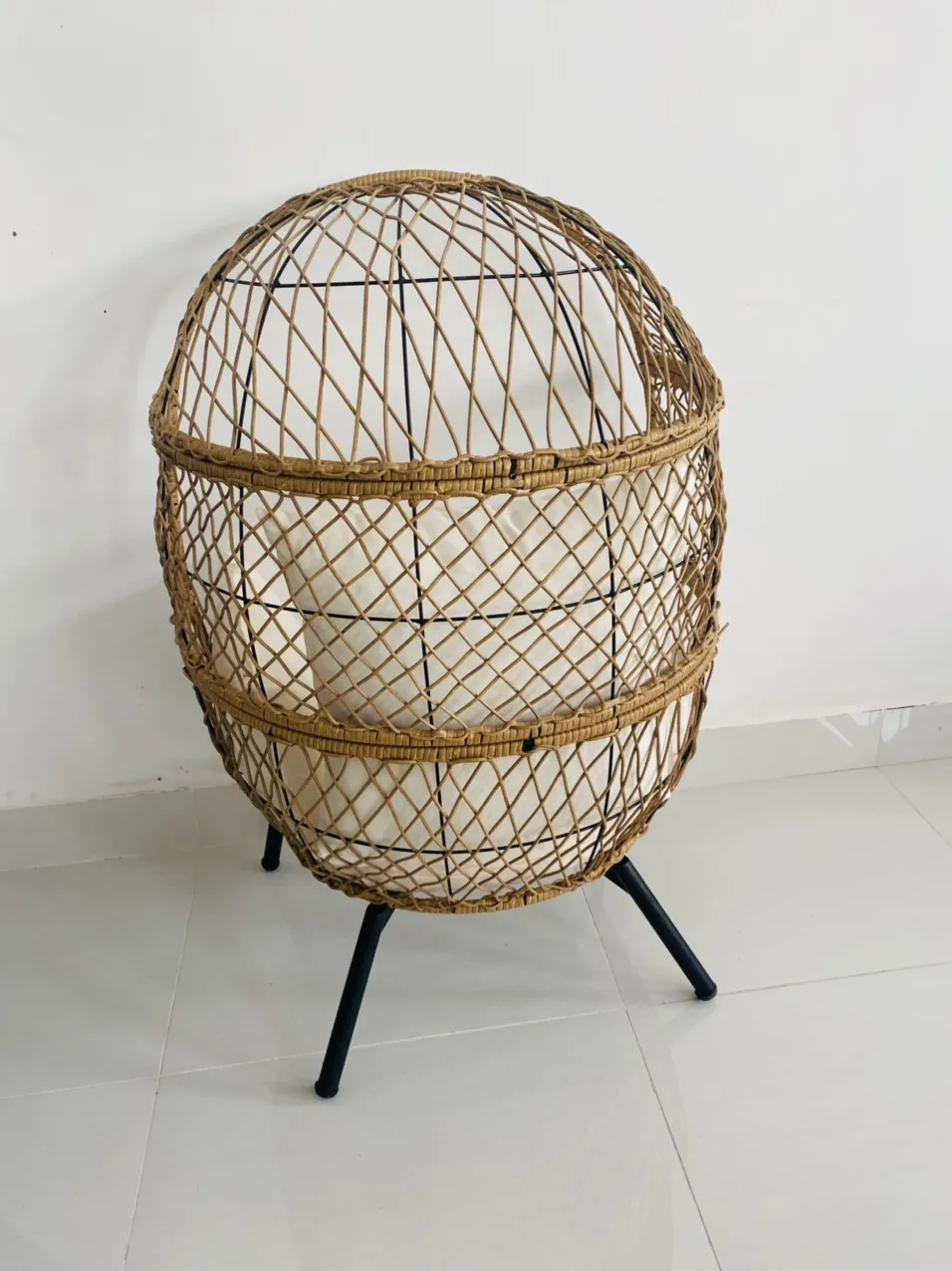 Vietnam Special Hot Selling Color-fast Waterproof Wicker Hanging Swing Chair For Outdoor