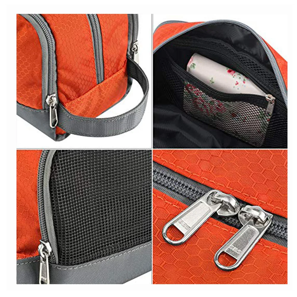 
Men Grooming Bag Shaving Kit Crazy Horse Leather Travel Bag 