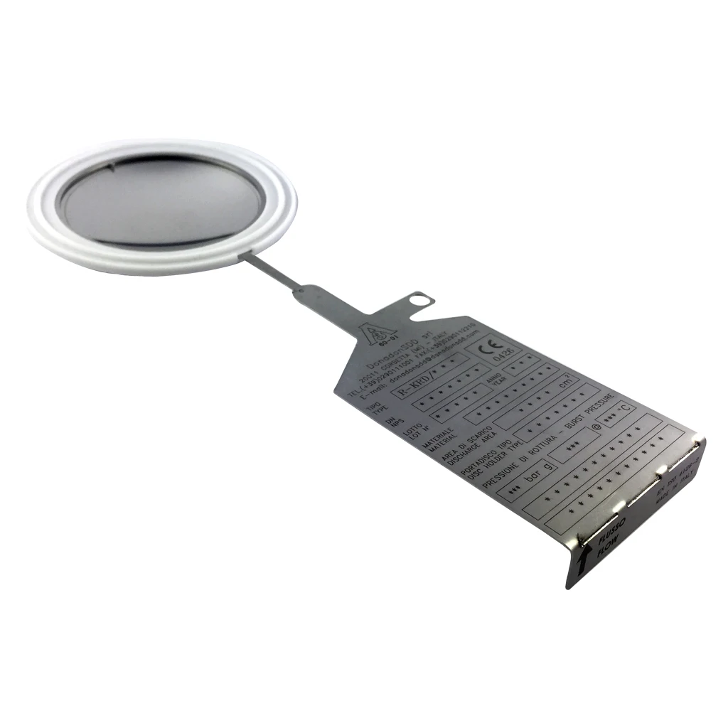 KRD-санитарный Тип-NANOSCORED, обратный разрыв, разрыв для фармацевтического, пищевого и асептического применения. Сделано в Италии