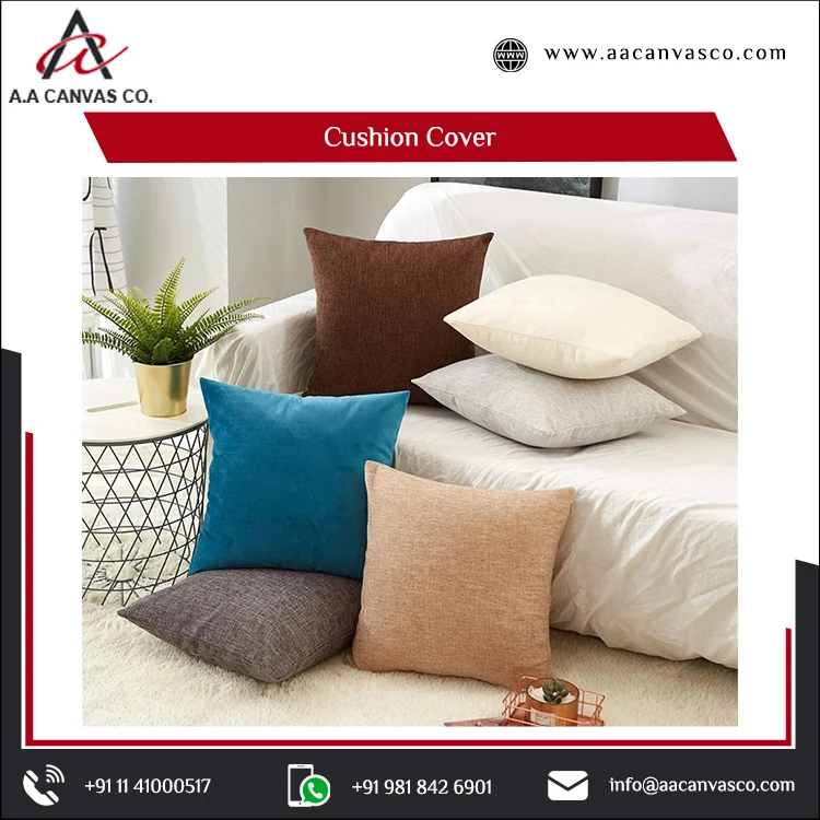 New Sample Order Available Linen Material Attractive Cushion Covers