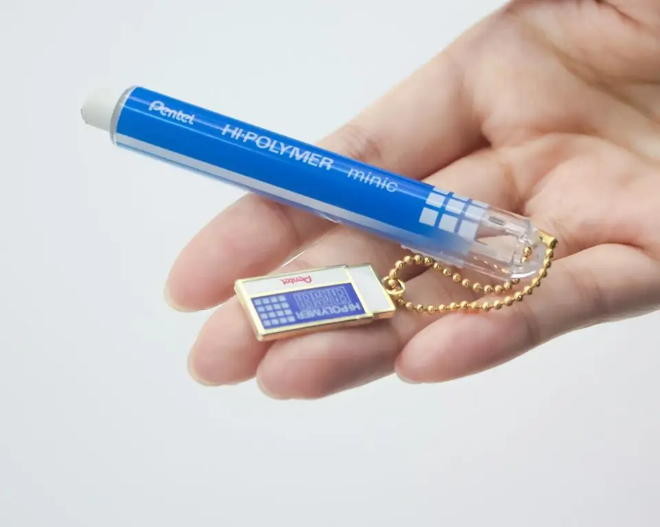 FOR PENTEL STA-ZE82 HI-POLYMER minic plastic rubber student changeable core mini pen type