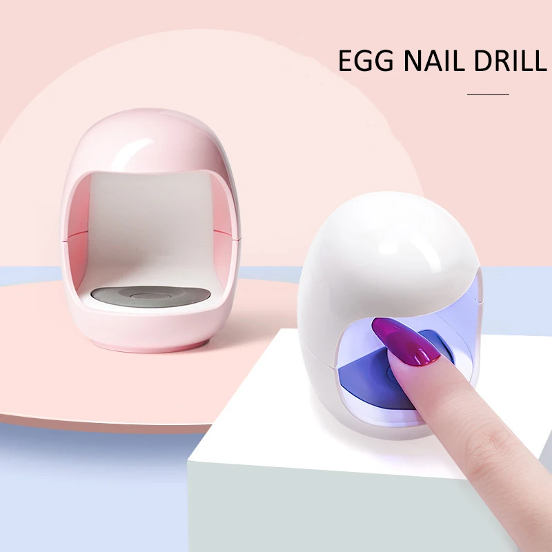 Wholesale LED Nail Lamp 3w Mini Egg Sun Nail Lamp Portable Rechargeable 30s Quick Drying UV Lamp Nail Dryer