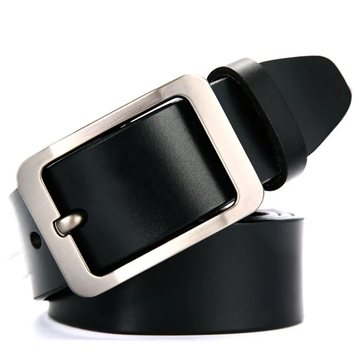 
Мужские ремни из натуральной воловьей кожи с медной пряжкой 