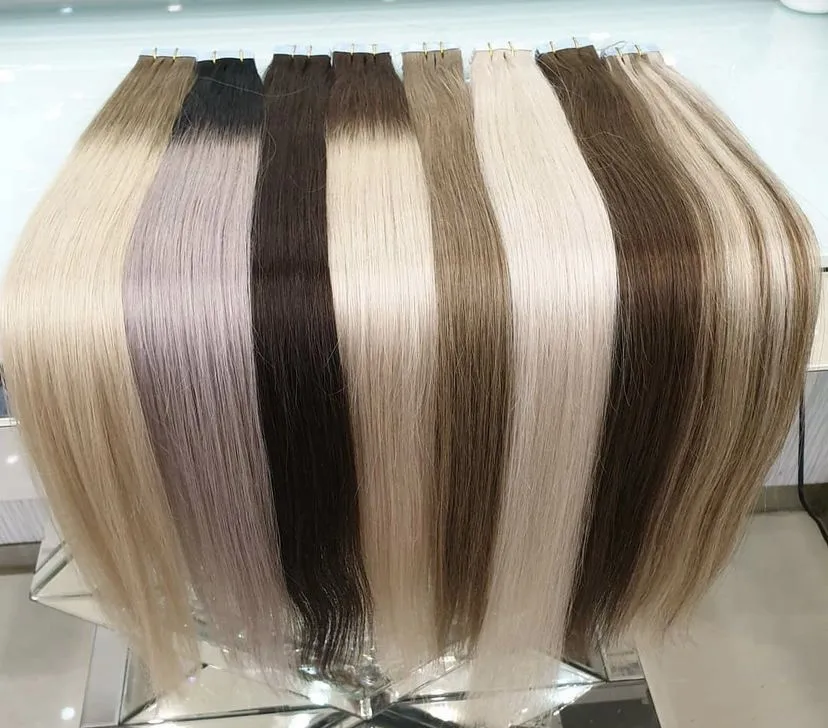 Натуральные ленточные волосы высокое качество вьетнамские 100 г оптовая продажа волос лучший продавец