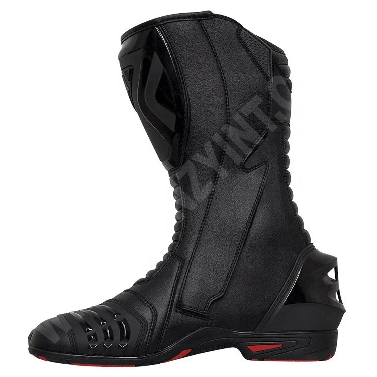 Спортивные кожаные мотоциклетные ботинки