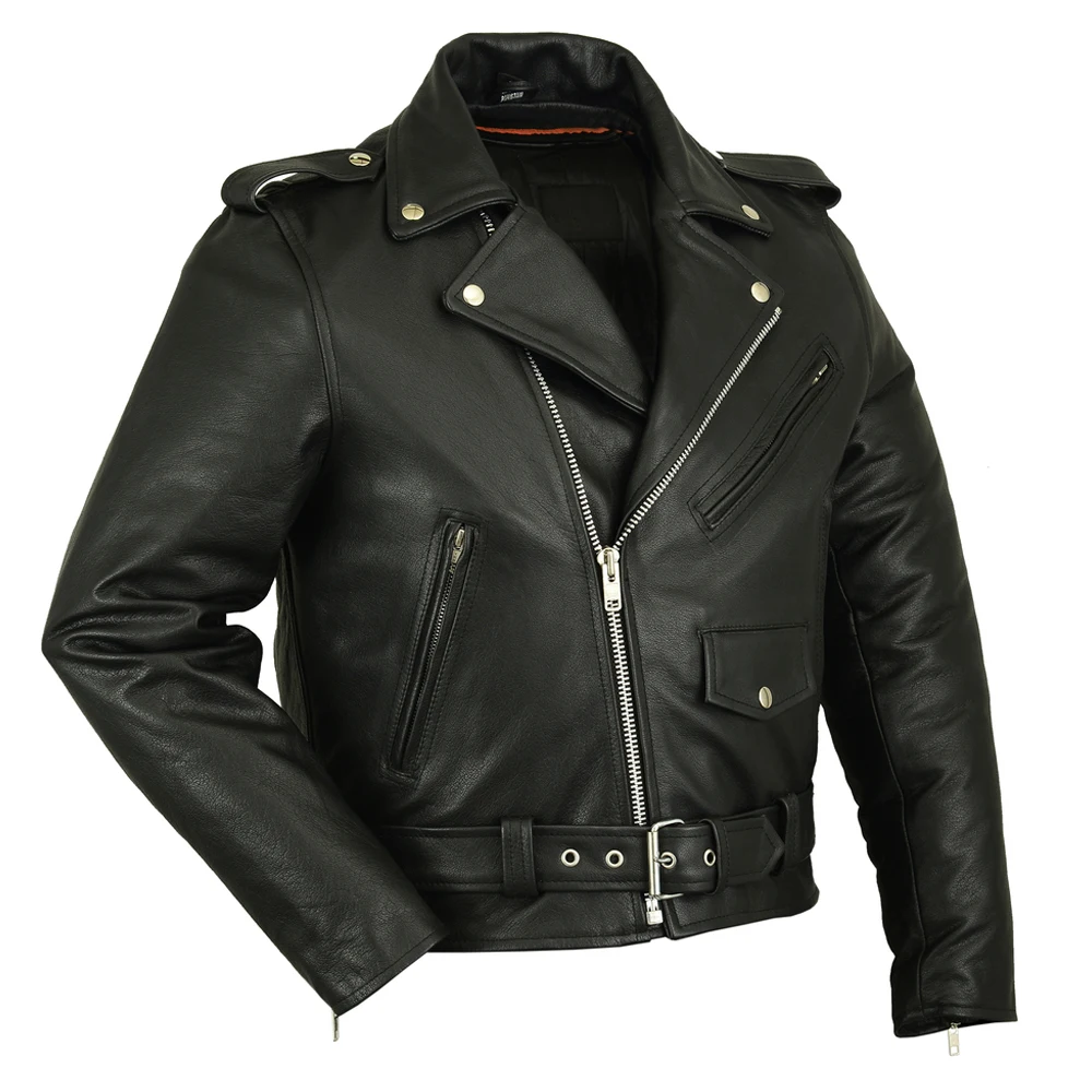 Premium Quality Leather Motorcycle Jacket Motorbike Jacket Protection for Riders Fashionable Leather Riding Jackets