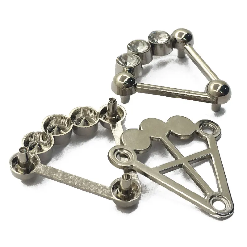 Handbags Engrave Round Band Brush Antique Brand Name Custom Metal Label Logo Plate For Bags