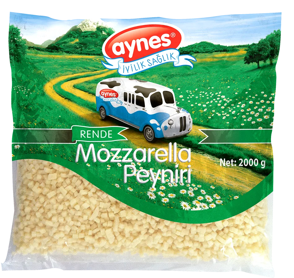 Aynes mozzarella Cheese 2000 gr Cheese Pizza Yellow Vacuum Kosher Brc high quality delicious for all meals dairy product