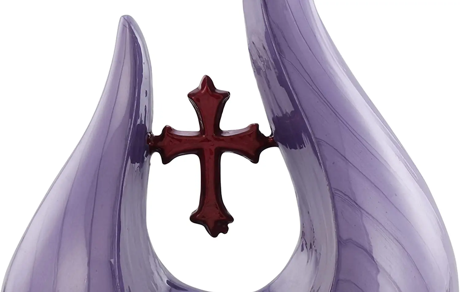 Elegant Multi-Color Enamelled Burial Teardrop Cremation Urn in Metal with Unique Design Perfect for Mini Keepsake and Bulk Buy