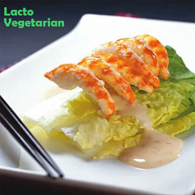 Вегетарианские замороженные продукты Lacto-Ovo вегетарианские